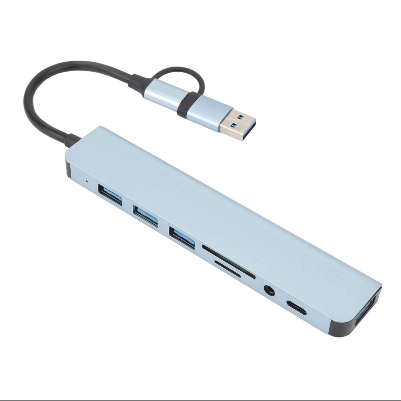 ADAPTADOR HUB USB 8 EN 1