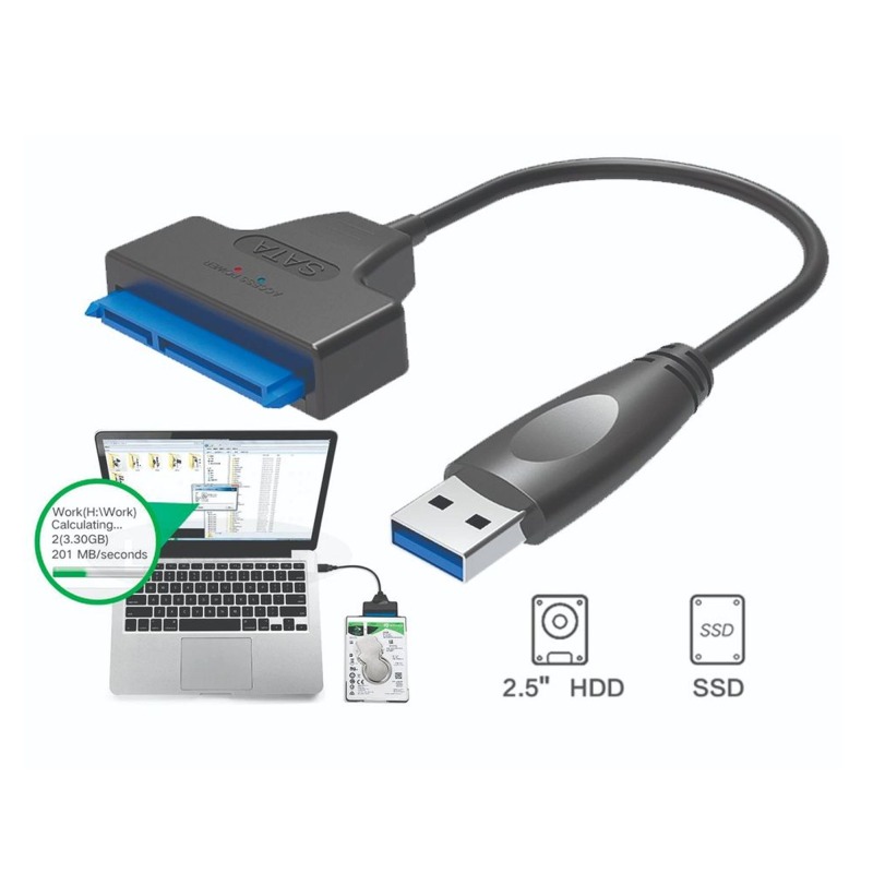 ADAPTADOR SATA A USB3.0 HDD/SSD 2.5